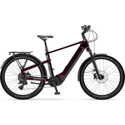 Winora Yakun X10E 625 Wh E-Bike Diamant 27,5" darkred 50