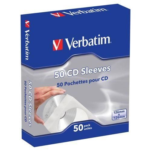 Verbatim CD / DVD Papierhülle Papersleeve 50 Pack