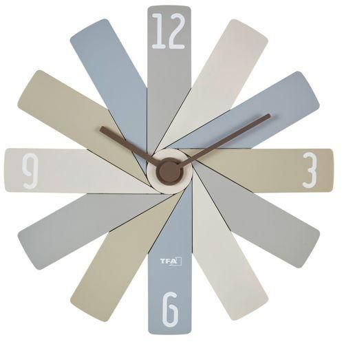 TFA Clock in the box bunt Wanduhr