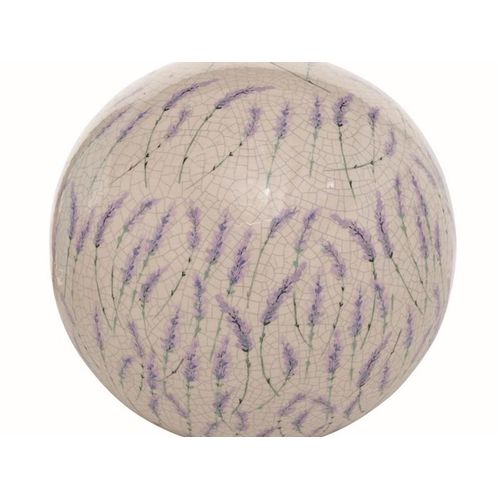 Deko-Kugel Lavanda, D 20,00 cm, Steingut, Crackle,