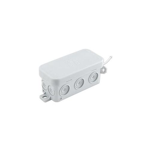 Feuchtraum Mini-Kabel-Abzweigdose Aufputz 85 x 45 x 40 mm - IP54 - VDE-geprüft - aus PE grau