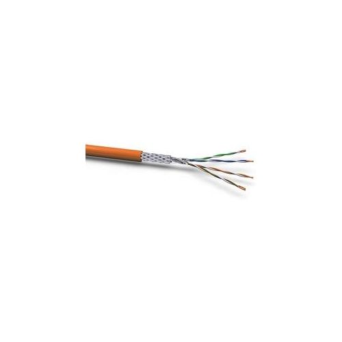 XBK Duplex-Datenkabel XLAN 1000 S/FTP 2 x 4PR AWG 23/1 FRNC - orange - Kabelbox je 100 m ** 1m/1,69 EUR