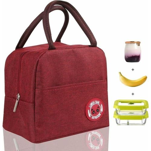 Ahlsen - Lunchkorb, isolierte Lunchtasche, isolierte Lunchtasche, kleine isolierte Tasche, Mini-isolierte Mahlzeitentasche, isolierte