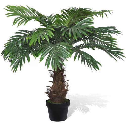 Naturgetreue Künstliche Cycus-Palme mit Topf 80 cm Vidaxl