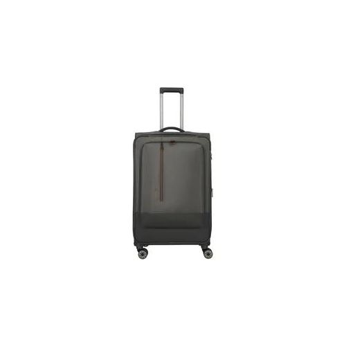 Travelite Crosslite Trolley L 4-Rollen erweiterbar Oliv