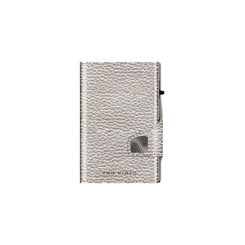 Tru Virtu Click & Slide Wallet Silver Metallic/Silver