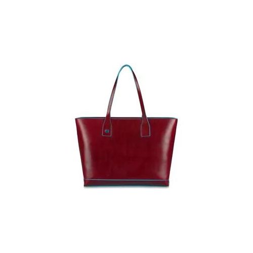 Piquadro Blue Square Shopping bag aus Leder Rot