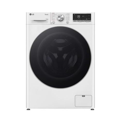 LG Waschtrockner mit 1.400 U./Min. EEK D/A 9 kg Waschen 6 kg Trocknen Weiß mit silbernem Bullaugenring W4WR70961 W4WR70961001