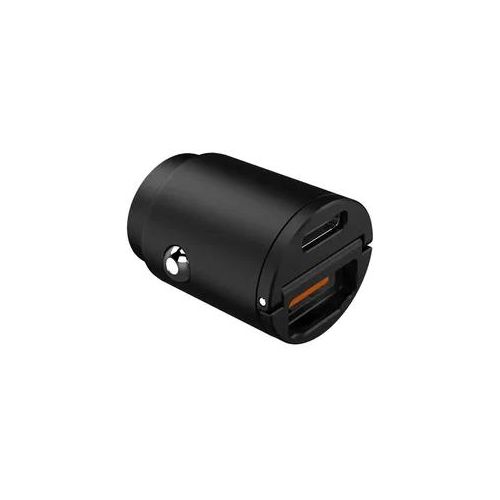 Celly Black Label Autoladegerät USB-C + USB-Anschluss, 30 W