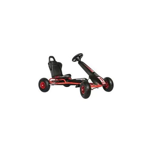 Go-Kart FERBEDO "Ferbedo AR8R" Tretfahrzeuge rot (rot/schwarz) Kinder BxTxH: 72x111x66 cm