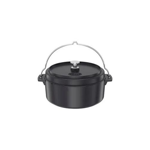 Grilltopf RÖSLE "Dutch-Oven Vario" Töpfe Gr. + Höhe 19cm, schwarz Ø 35 cm, 8,5 l