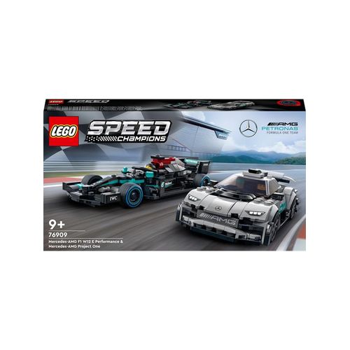 LEGO Speed Champions 76909 Mercedes-AMG F1 W12 E Performance & Mercedes-AMG Project One