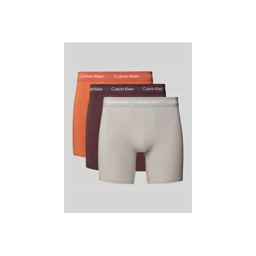 Boxer Brief mit Logo-Bund im 3er-Pack