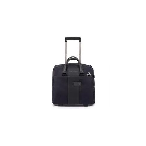 Piquadro Brief Brief Aktentasche auf Rollen 2w mit 15,6" Laptopfach und CONNEQU-Tasche Graphite