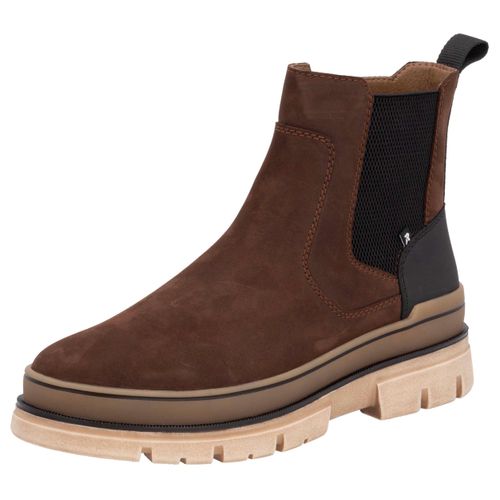 Chelseaboots RIEKER EVOLUTION Gr. 44, braun (dunkelbraun) Herren Schuhe Schlupfboots, Stiefelette mit praktischem Innenreißverschluss