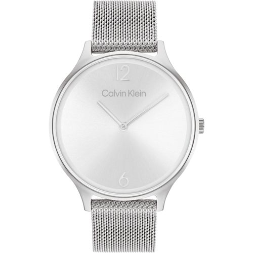 Calvin Klein Quarzuhr »Timeless 2H, 25200001«, Armbanduhr, Damenuhr, Mineralglas, Edelstahlarmband