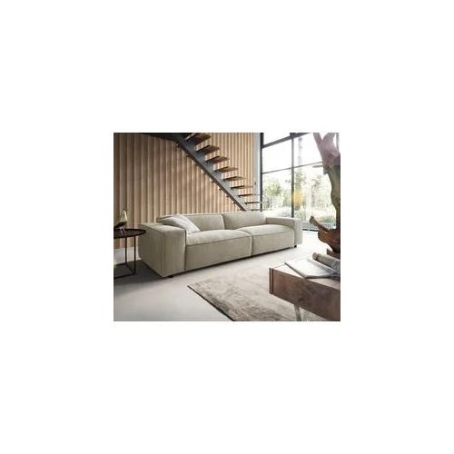 Big-Sofa Tenso 285x105 cm Chenille Beige