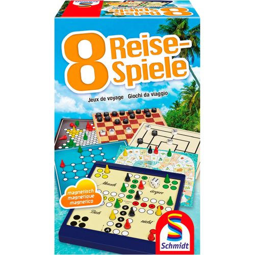 Schmidt Spiele Spielesammlung »8 Reise-Spiele«, magnetisch