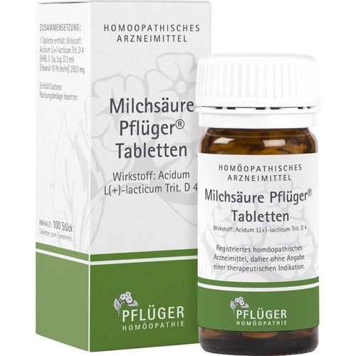 Milchsäure Pflüger Tabletten 100 ST