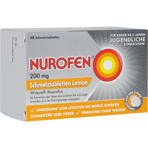 Nurofen 200 mg Schmelztabletten Lemon 48 ST