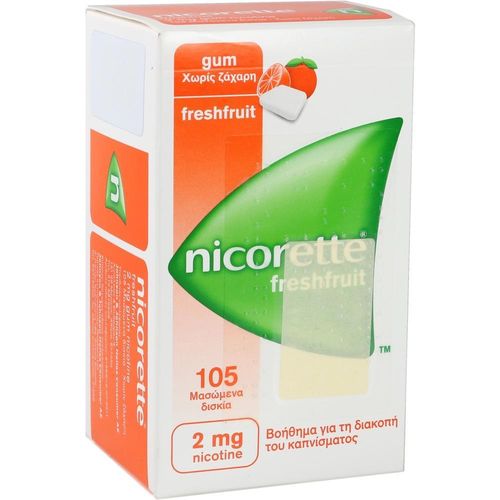 Nicorette 2mg Freshfruit Kaugummi 105 ST