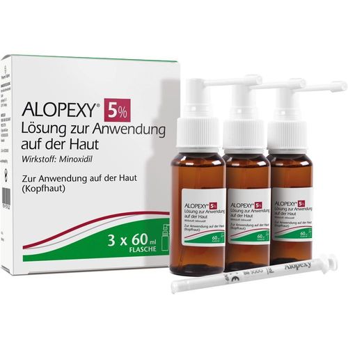 Alopexy 5% Lösung Zur Anwendung Auf der Haut 180 ML