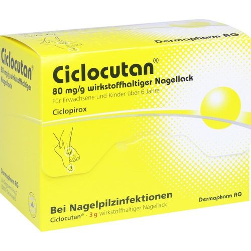 Ciclocutan 80mg/G Wirkstoffhaltiger Nagellack 3 G