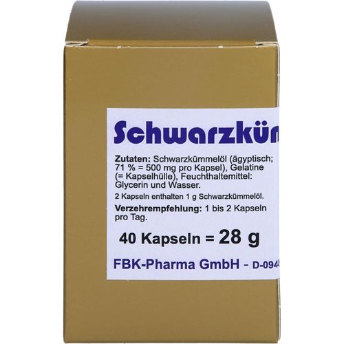 Schwarz Kümmel Oel 40 ST