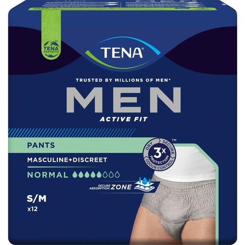 Tena Men Act.fit Inkontinenz Pants Norm. S/M Grau 48 ST