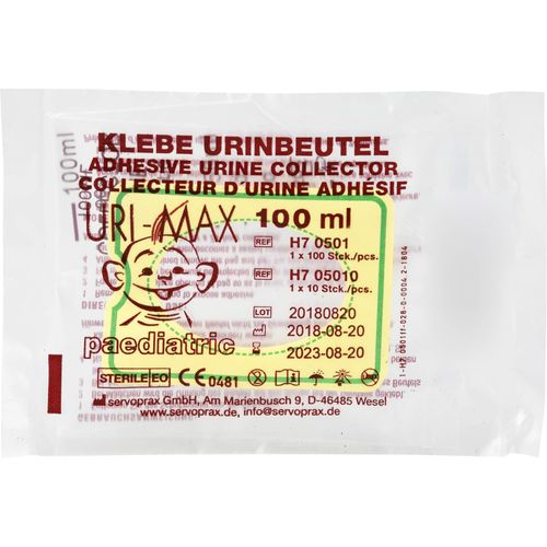 Klebe Urinbeutel F. Kinder Steril 10 ST