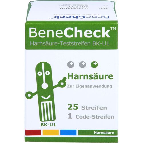 Benecheck Harnsäure Teststreifen Bk-U1 25 ST