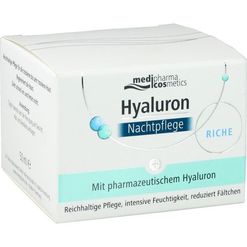 Hyaluron Nachtpflege Riche Im Tiegel 50 ML