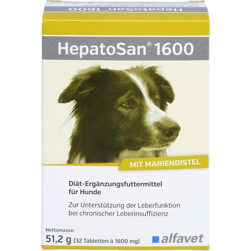 Hepatosan 1600 Ergänzungsfutterm. F.hunde/Katzen 32 ST