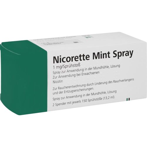 Nicorette Mint Spray 1 mg/Sprühstoß 2 ST