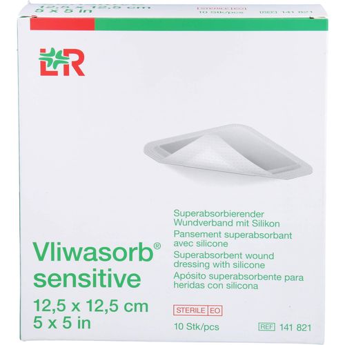 Vliwasorb Sensitive 12.5 x 12.5 cm 10 ST