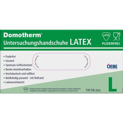 Domotherm Untersuchungshandschuhe Latex L 100 ST