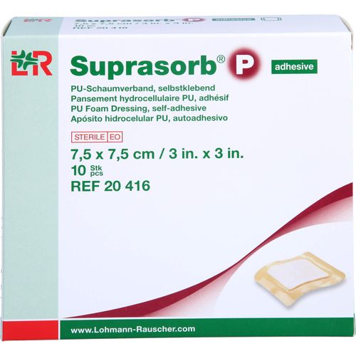 Suprasorb Pu-Schaumv. Selbstklebend 7.5x7.5 cm 10 ST