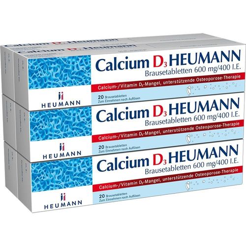 Calcium D3 Heumann Brausetabletten 600 mg/400 I.e. 120 ST