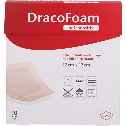 Dracofoam Haft Sensitiv 17 cm x 17 cm 10 ST