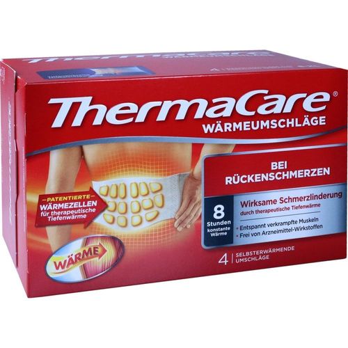 Thermacare Rückenumschläge S-Xl Z.schmerzlinderung 4 ST