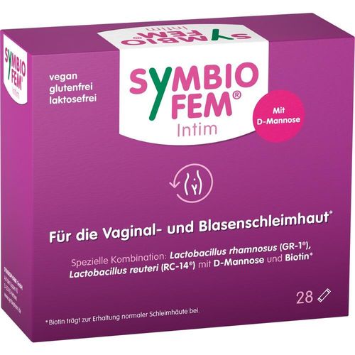 Symbiofem Intim Milchsäurebakterien mit D-Mannose 28 ST