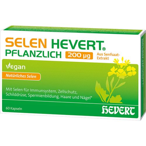 Selen Hevert Pflanzlich 200 Ug 60 ST