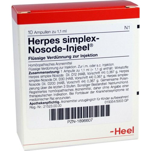 Herpes Simpl Nos Inj 10 ST