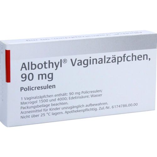 Albothyl Vaginalzäpfchen 6 ST