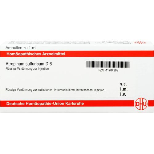 Atropinum Sulfuricum D6 Ampullen 8 ML