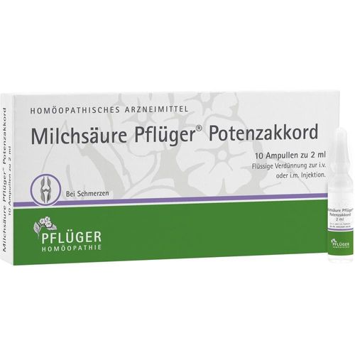 Milchsäure Pflüger Potenzakkord 10 ST