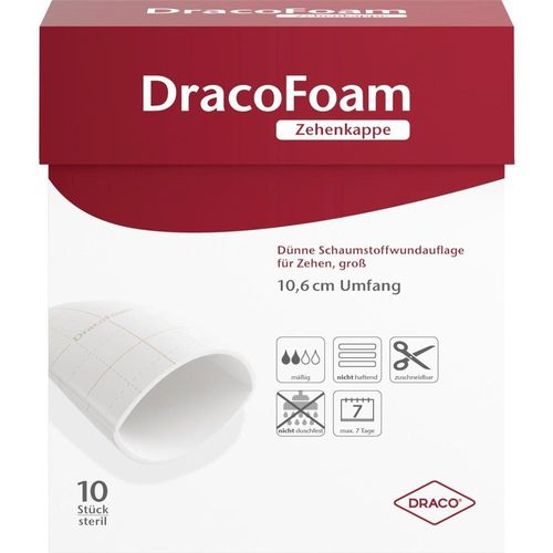 Dracofoam Zehenkappe Groß 10 ST