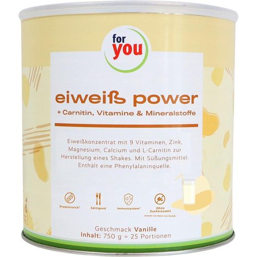 For You Eiweiß Power Vanille 750 G