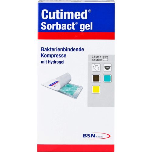 Cutimed Sorbact Gel 7.5x15cm 12 ST