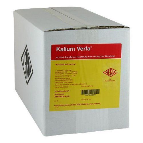 Kalium Verla Granulat 500 ST